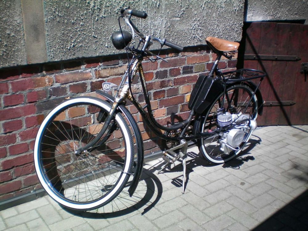 NSU mit MAW Anbaumotor